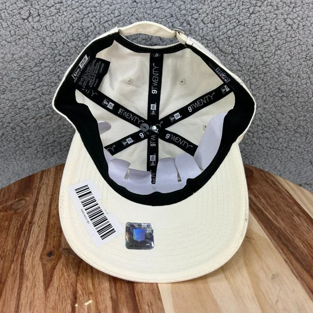 New Era NFL Super Bowl LVII Philadelphia Eagles 39Twenty Adjustable Beige Hat - Picture 5 of 5